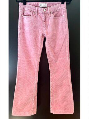 Gap Low Rise Corduroy Long & Lean Jeans | Pink Mauve |Size 25 w/ 28.5" Inseam